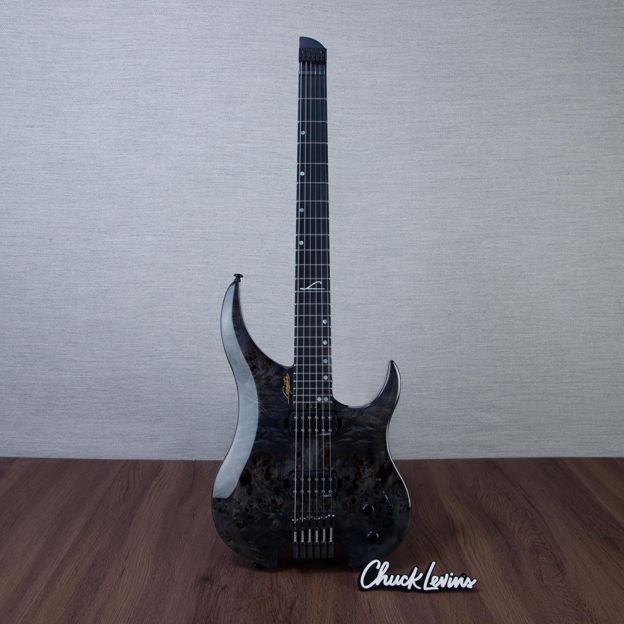 Legator Ghost Super Shred G6SS Electric Guitar - High Gloss Black Burl - #IM25100214