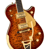 Gretsch Limited Edition G6134TGQM-59 Quilt Classic Penguin with Bigsby - Forge Glow
