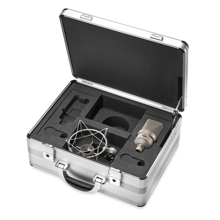 Neumann TLM 103-Set Condenser Microphone With EA 1 Shockmount & Aluminum Case - Nickel - New