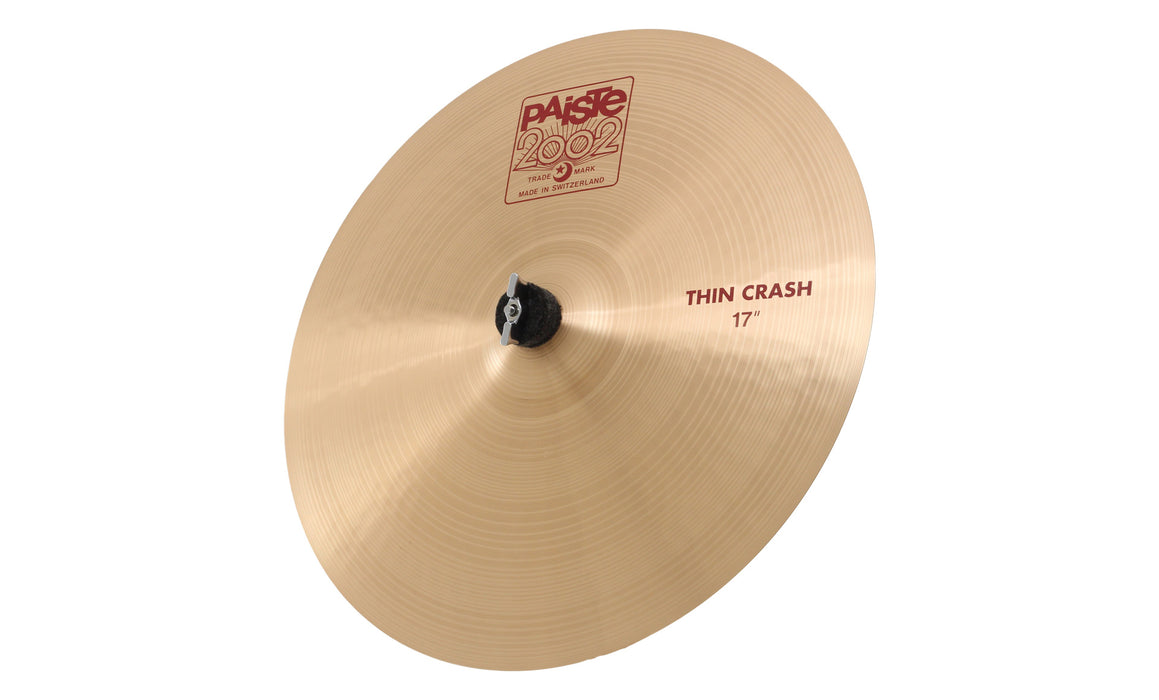 Paiste 17" 2002 Thin Crash Cymbal - New,17 Inch