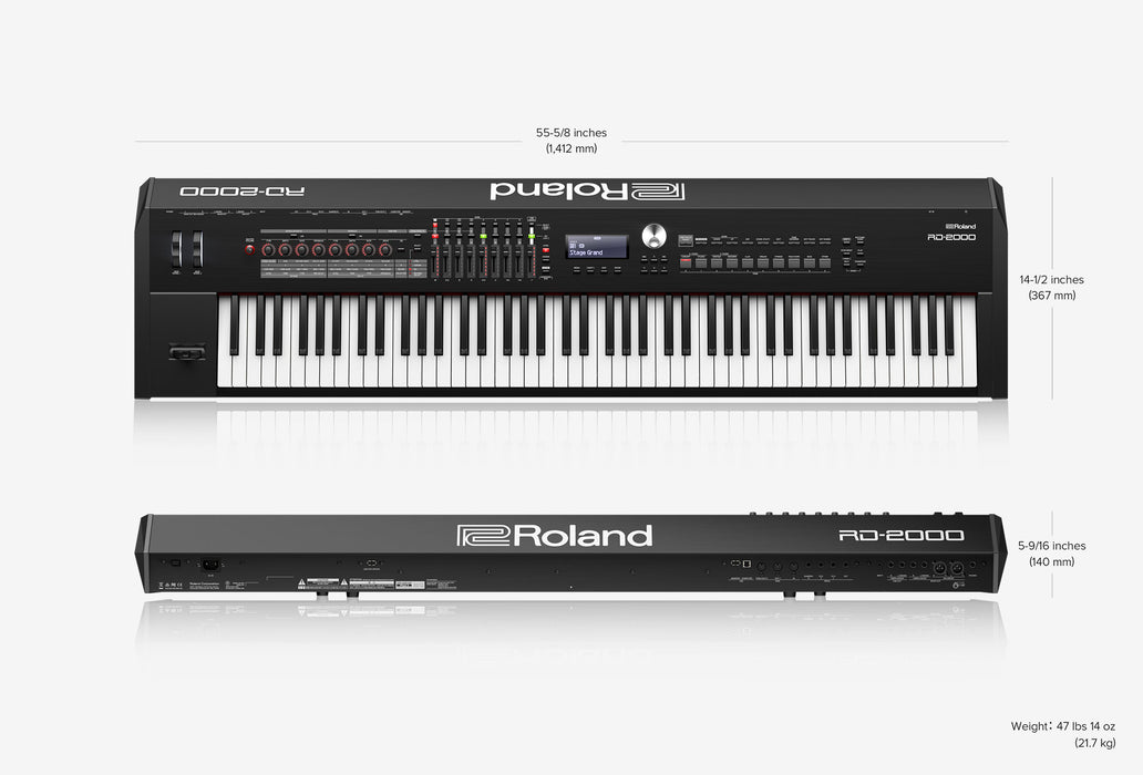 Roland RD-2000 Digital Stage Piano - Mint, Open Box