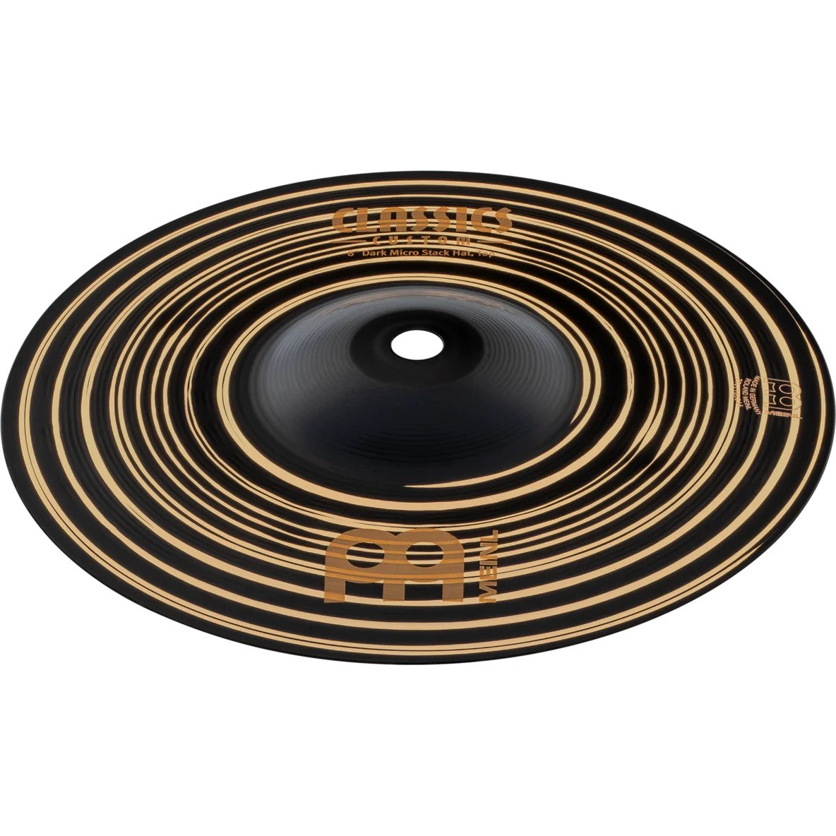 Meinl 8-Inch Classics Custom Dark Micro Stack Mini Hi-Hat Cymbals