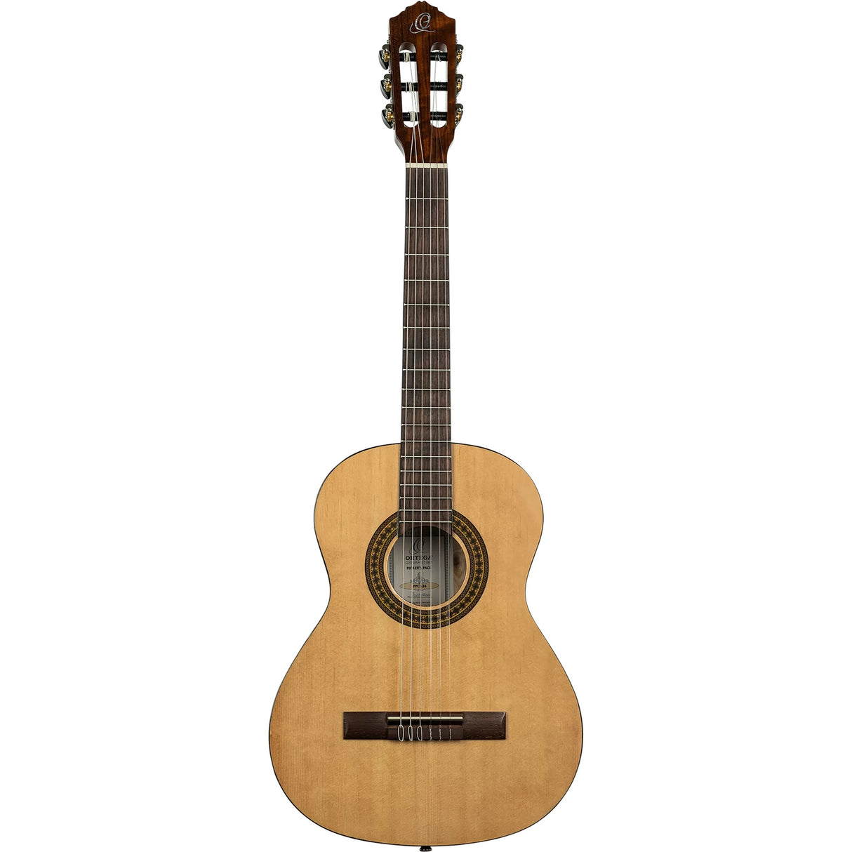 Ortega Students Series Picker's Pack 3/4 Size Nylong String Acoustic Guitar Pack