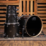 DW Performance Series 4-Piece Shell Pack with 22-Inch Kick - Pewter Sparkle