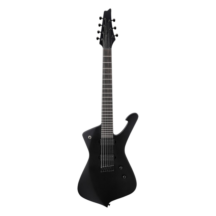 Ibanez Iron Label Iceman ICTB721 7-String Electric Guitar - Black Flat - New