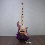 Brubaker Custom Shop NBS-5 5-String Headless Electric Bass Guitar - Purple Haze - #034-24