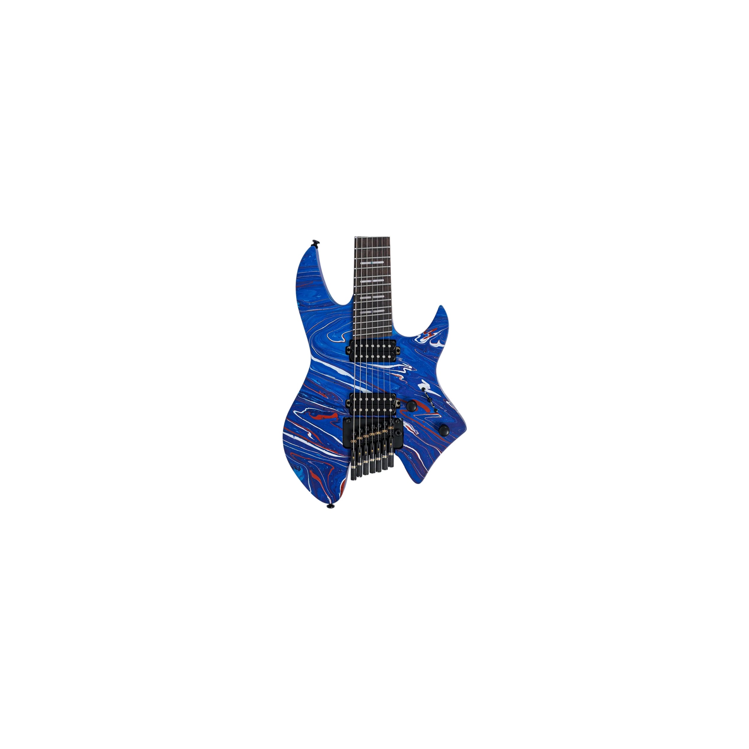 Sire Larry Carlton X6 Headless 7-String Electric Guitar - Blue