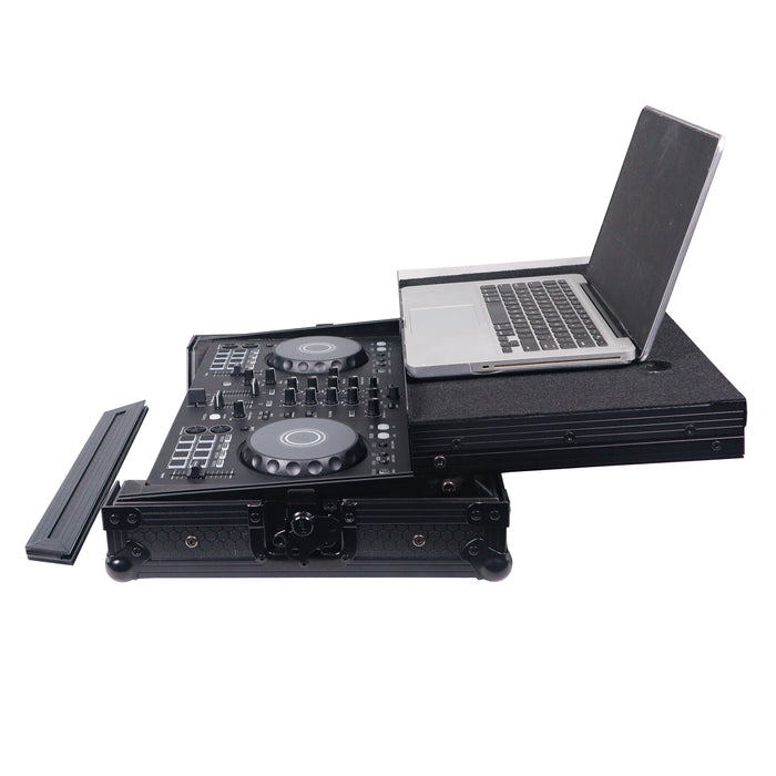 ProX X-DDJFLX4LTBL ATA Flight Road Case with Laptop Shelf - Black