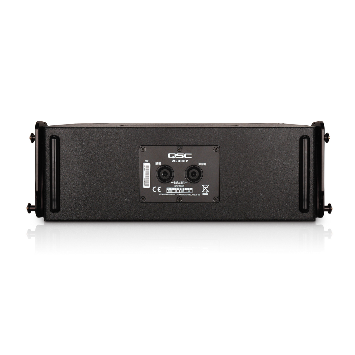 QSC Wideline WL3082BK Install Package with 8 WL3082BK and 2 AF3082-S-BK Small Frame Array
