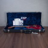 ESP USA Eclipse QM GH Electric Guitar - Raspberry - #US24124 - Mint, Open Box
