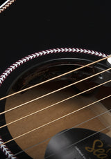 Seagull Artist Tuxedo Black Anthem EQ Acoustic Guitar with TRIC Case