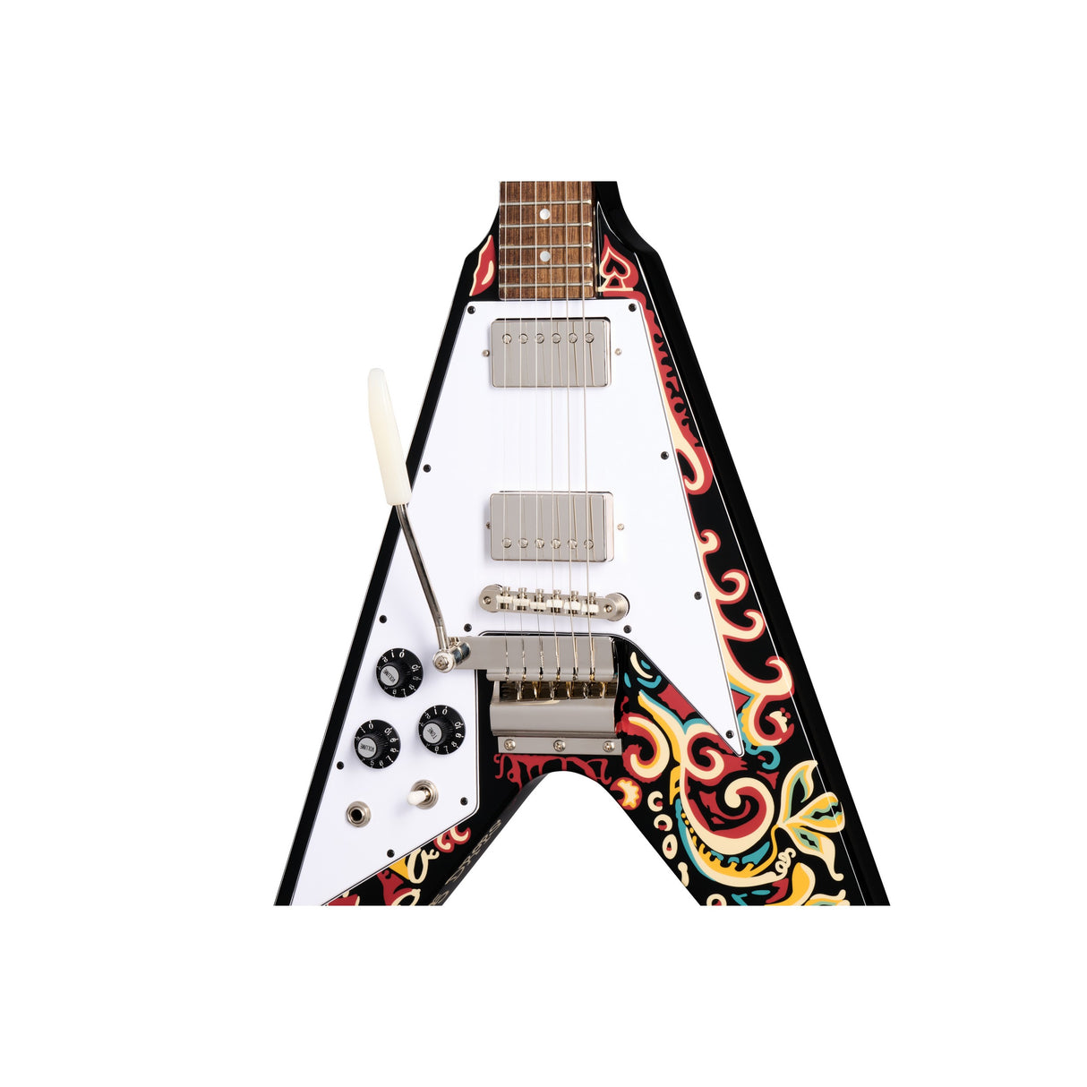Epiphone Jimi Hendrix "Love Drops" Left-Handed Flying V Electric Guitar