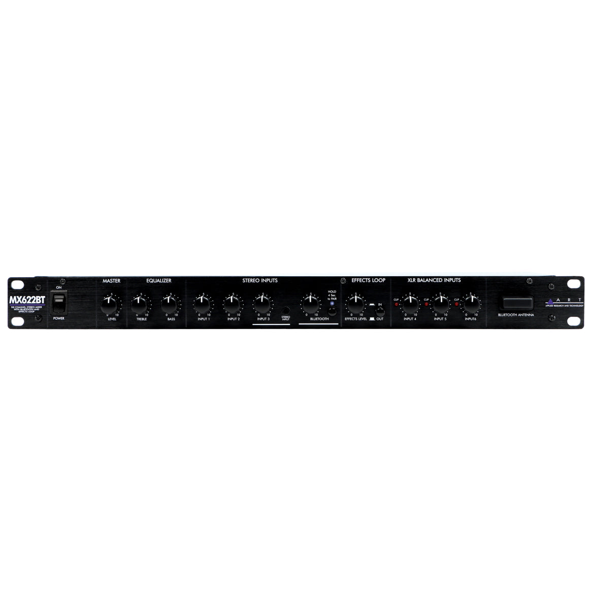 Art MX622BT Six Channel BlueTooth Stereo Mixer