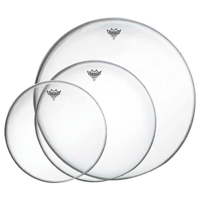 Remo Clear Emperor Tom Drumhead Pack - 10"/12"/16"