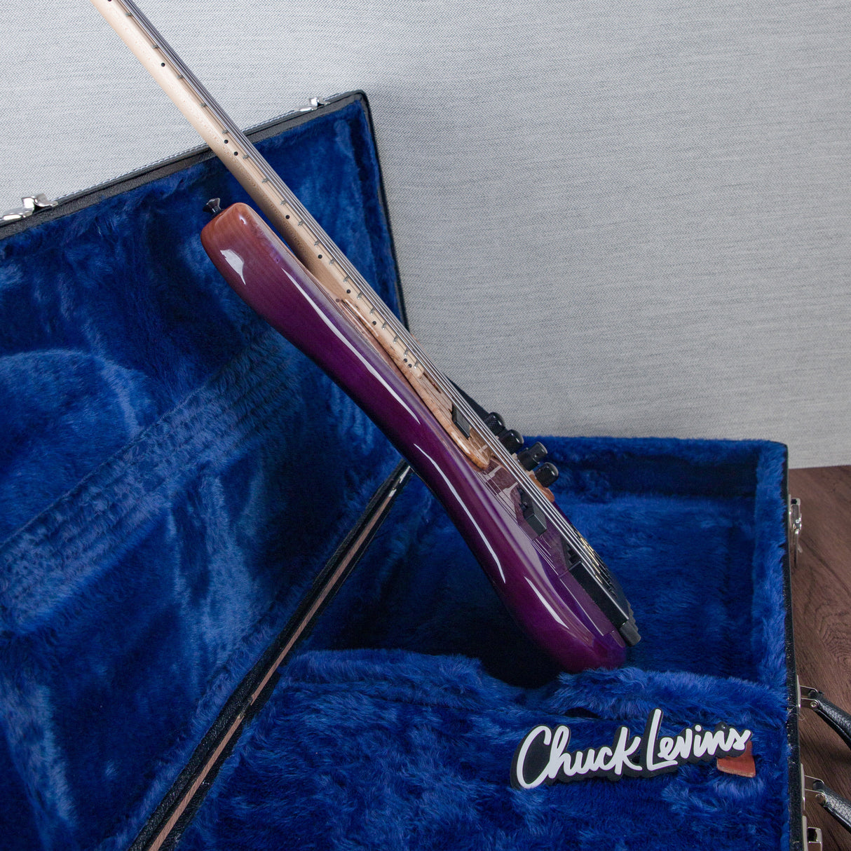 Brubaker Custom Shop NBS-5 5-String Headless Electric Bass Guitar - Purple Haze - #034-24