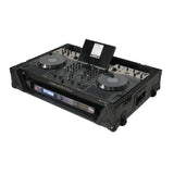 PRO X ATA Flight Case For Denon PRIME 4 G2/PRIME 4 MK2 with Rack Space and Wheels