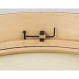 LP 18 x 4-Inch Tunable Tar Frame Drum - Black-to-Natural Fade