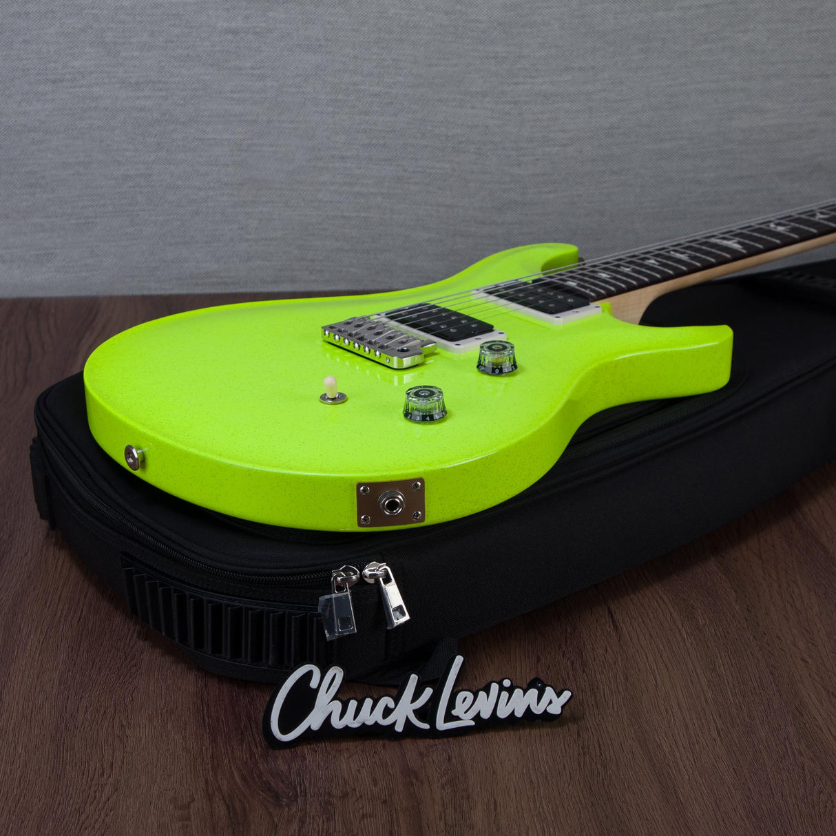 PRS CE 24 Sprayer's Choice Electric Guitar - Safety Green Sparkle - #0426143