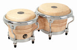 LP LPM199-AW Music Collection Natural Wood Bongos Mini Tunable