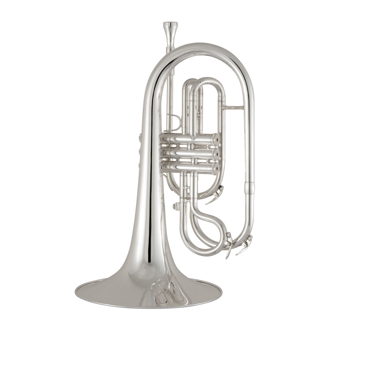King KMP411S Performance Marching Mellophone - Silver-Plated