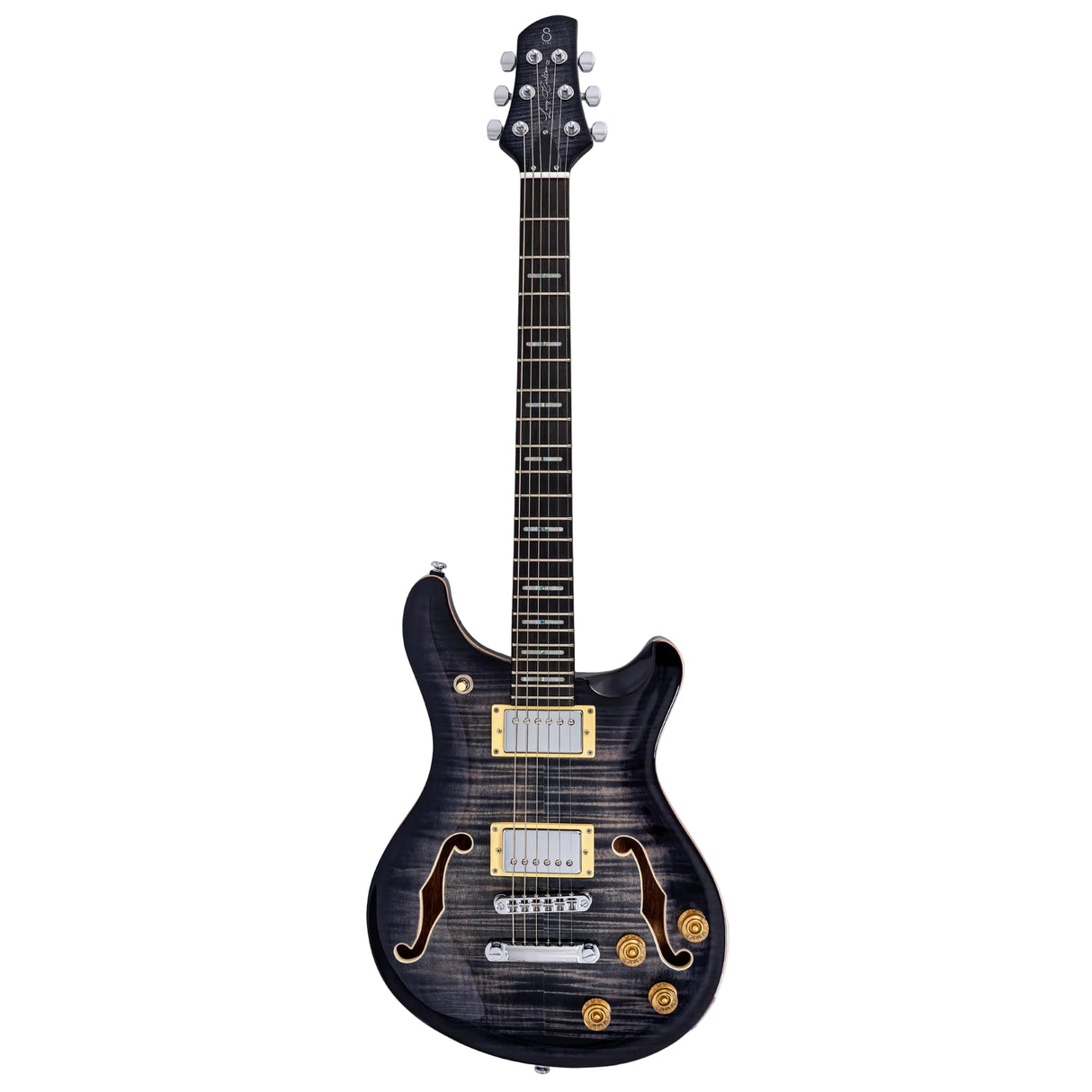Sire Larry Carlton Q7 Hollowbody Electric Guitar - Transparent Black