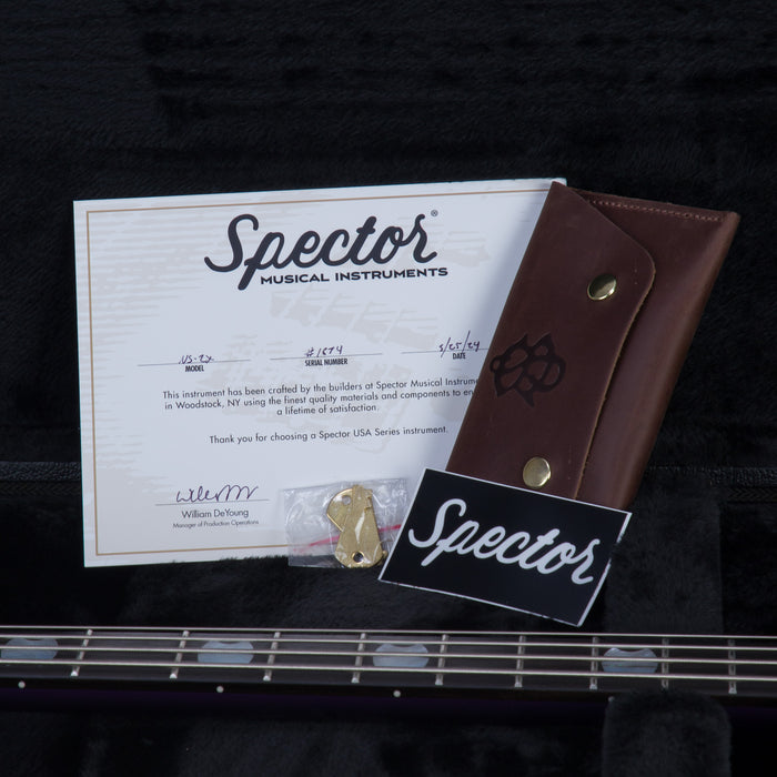 Spector USA NS-2X Electric Bass Guitar - Scary Burst