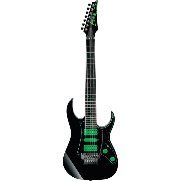 Ibanez UV70PBK JEM/UV Steve Vai Signature 7 String Electric Guitar - Black