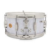 Slingerland 6.5 x 14-Inch Gene Krupa Radio King Solid Maple Snare Drum - White Marine Pearl