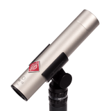 Neumann KM 183 NI Small Diaphragm Omnidirectional Condenser Microphone W/ SG21 Shockmount & WNS100 - Nickel