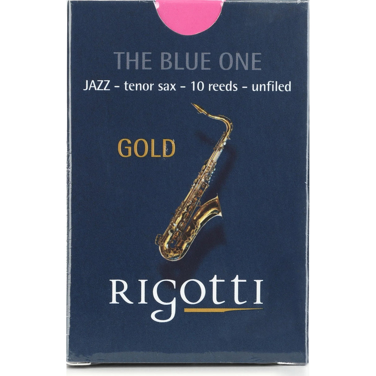 Rigotti RG.JST Gold Jazz Tenor Saxophone Reeds - 3.0 Strong (10-Pack)