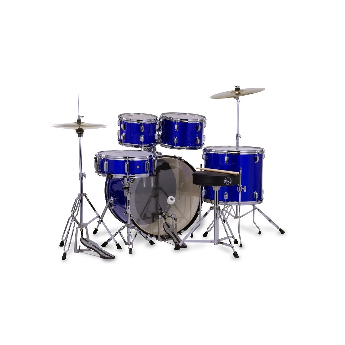 Mapex Comet 5-Piece Drum Set with 22-Inch Kick - Indigo Blue