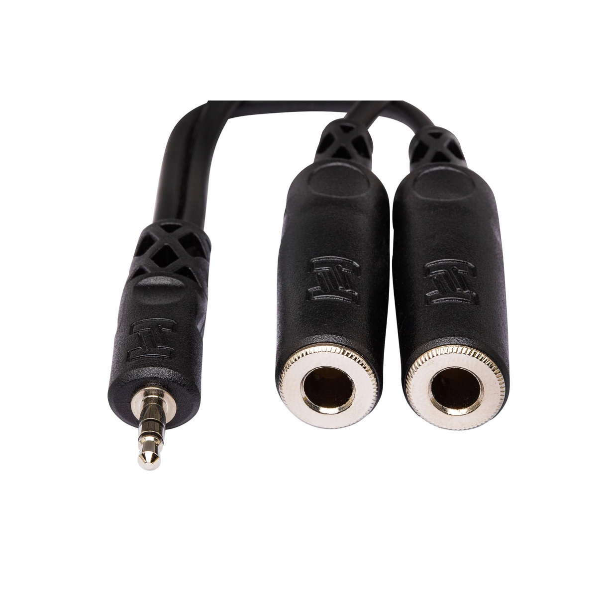 Hosa YMP-233 Y Cable 3.5 mm TRS to Dual 1/4-Inch TRSF