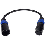 Blizzard Cool Cable DMX 5-Pin Male to 3-Pin Female Turn Cable