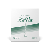 D'Addario RCC10 La Voz Unfiled B-Flat Clarinet Reed 10-Pack - New,Medium Soft