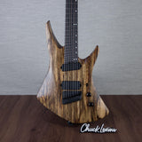 Ernie Ball Music Man Limited Edition Kaizen 7 7-String Electric Guitar - Black Limba - #S12150