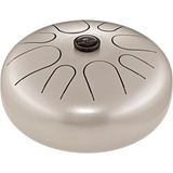 Meinl 12" Steel Tongue Drum, G Minor - Pearl Gray