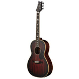 PRS SE P20 Parlor Acoustic Electric Guitar - Fire Red Burst