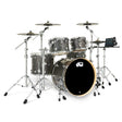 DW DWe 5-Piece Drum Kit Bundle - Black Galaxy