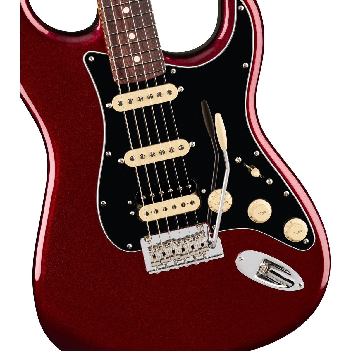Fender American Professional Stratocaster HSS Electric Guitar, Rosewood Fingerboard - Oxblood