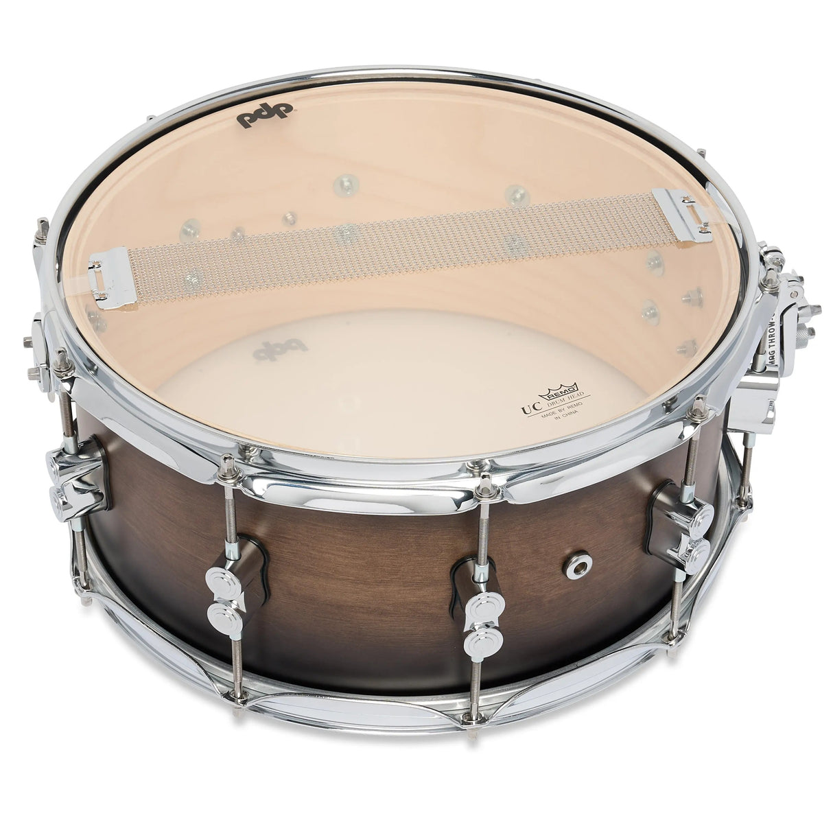 DW 6.5 x 14-Inch Concept Maple Snare Drum - Satin Charcoal Burst Lacquer