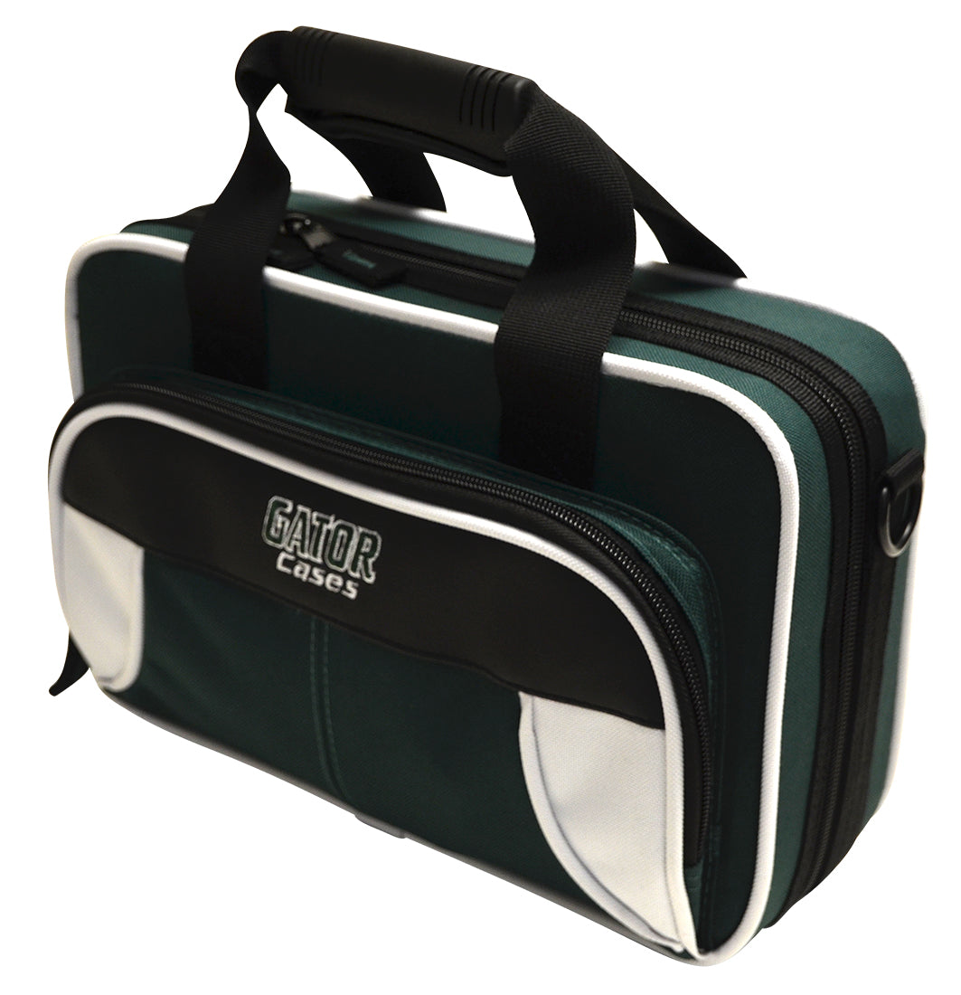 Gator GL-CLARINET-WG Spirit Series Lightweight Clarinet Case, White And Green
