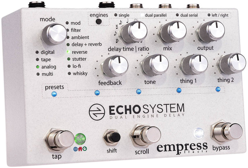 Empress Effects EchoSystem Dual-Engine Digital Delay Pedal