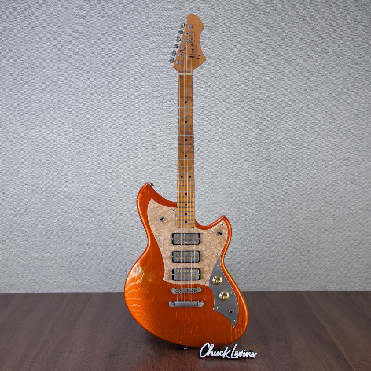 Novo Guitars Limited Edition Serus P2 Electric Guitar - Candy Apple Orange - #251216