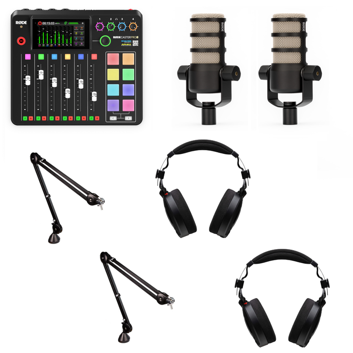 Rode RODECaster Pro II Podcast Bundle - 2 Users