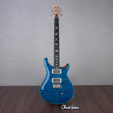 PRS CE24 Flame Maple Electric Guitar, Ebony Fingerboard - Blue Mateo - CHUCKSCLUSIVE - #230368367