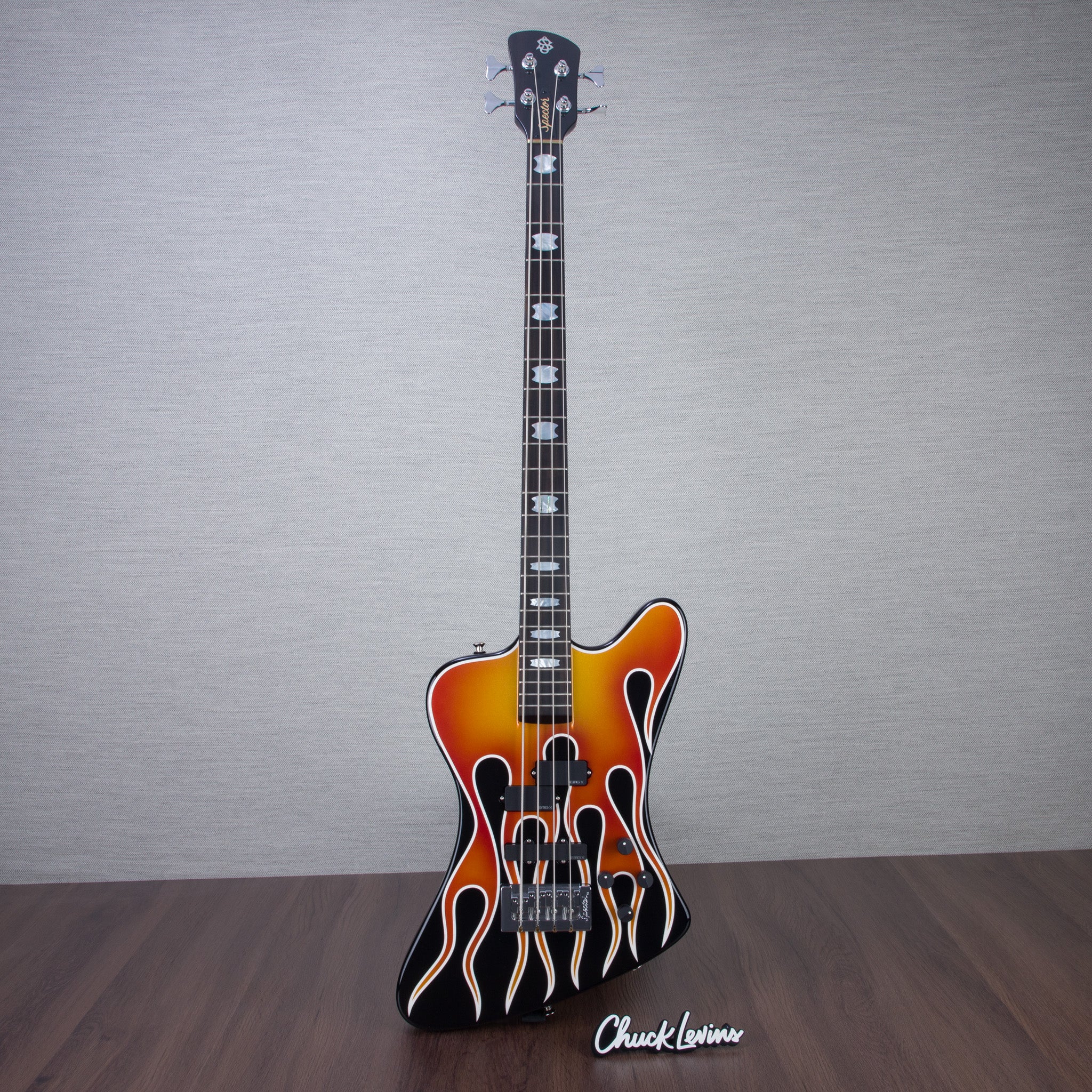 Spector USA Custom NS-2X Hot Rod Series Painted by Dan Lawrence