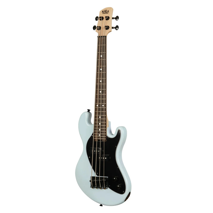 Kala U•BASS Electric Bass Guitar - Blue Fretted