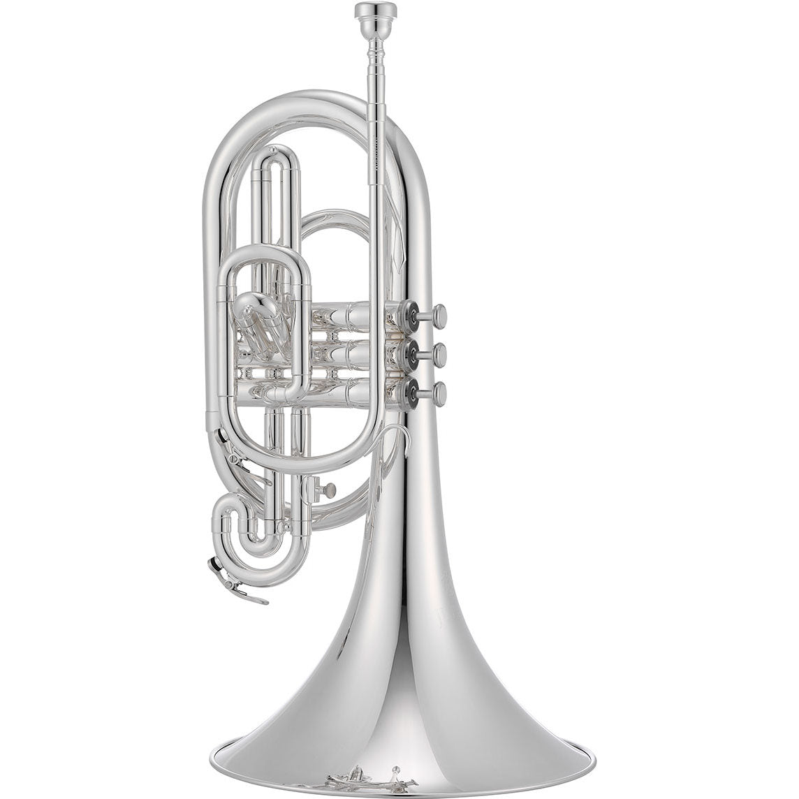 Jupiter JMP1000MS Marching Mellophone in F - Silver Plated