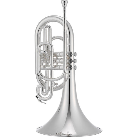 Jupiter JMP1000MS Marching Mellophone in F - Silver Plated
