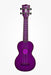 Kala Waterman Soprano Composite Fluorescent Ukulele - Gloss Purple - New,Gloss Purple